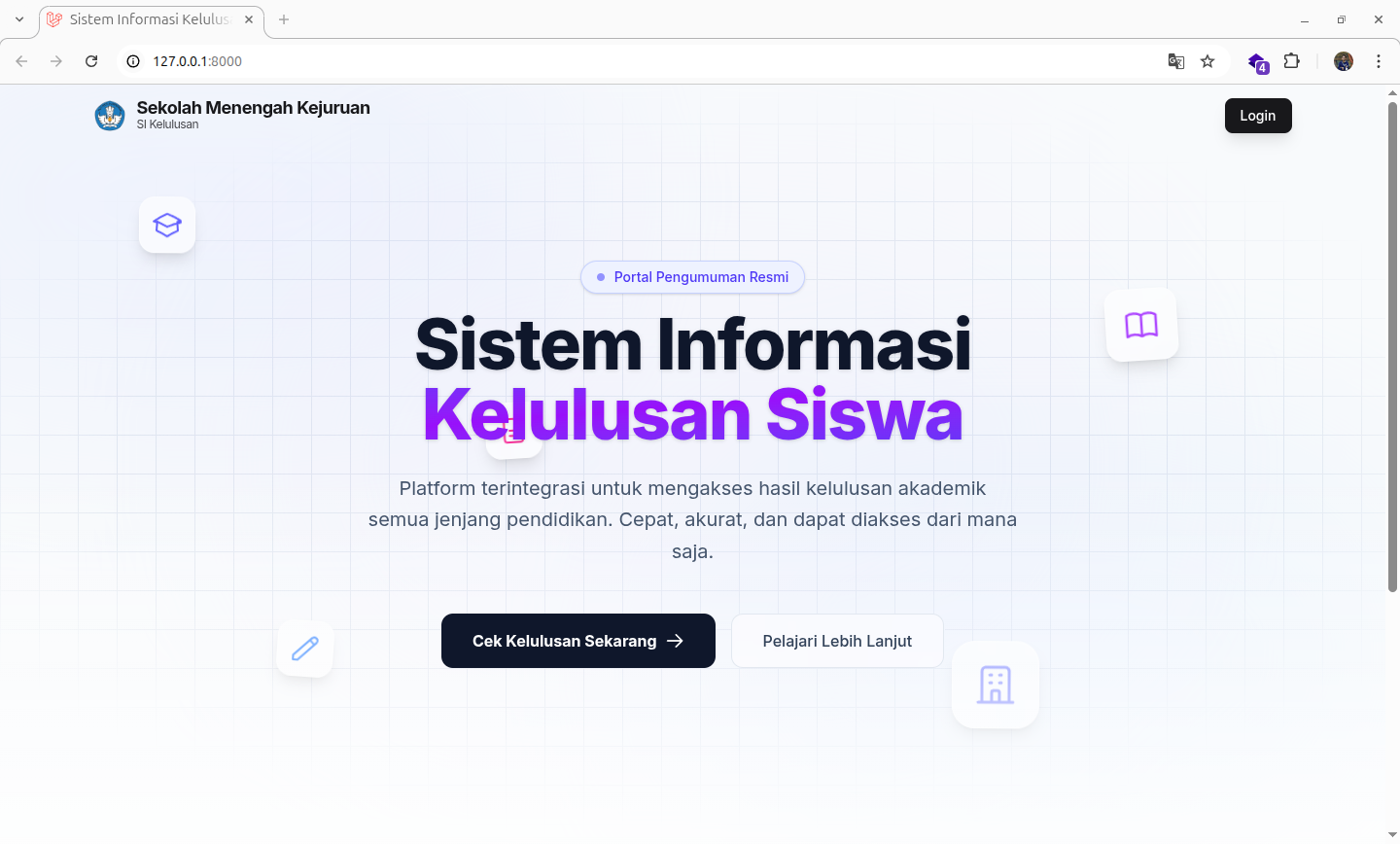 Sistem Informasi Kelulusan Siswa